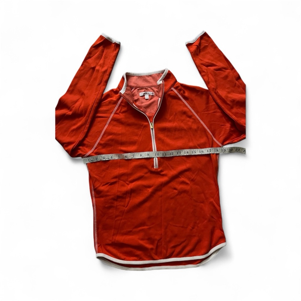 Peter Millar Orange Quarter-Zip Pullover - image 4
